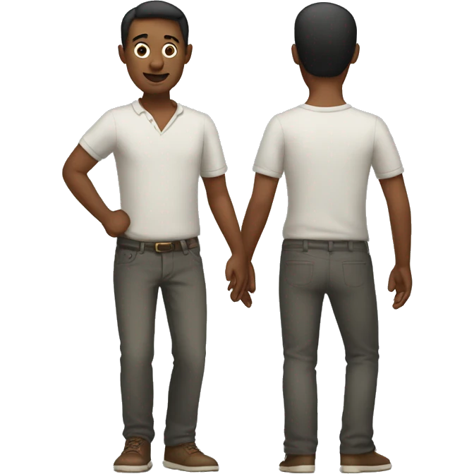 man with three legs emoji