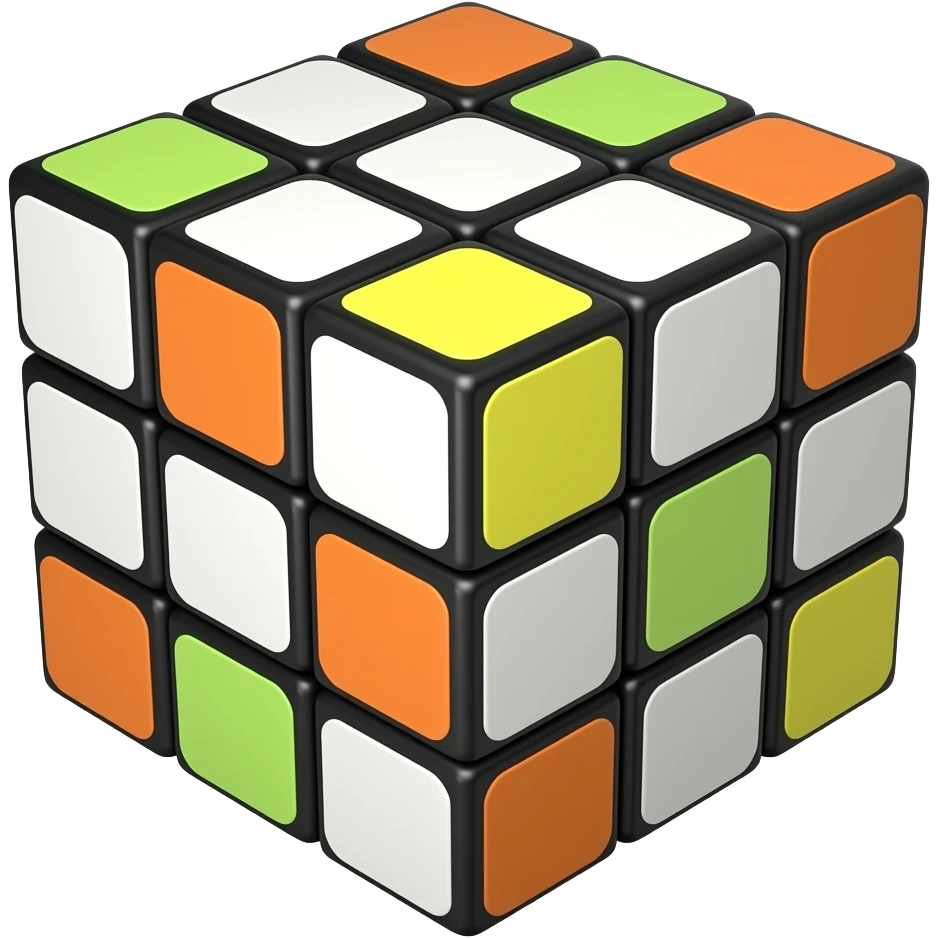 Rubik's cube emoji