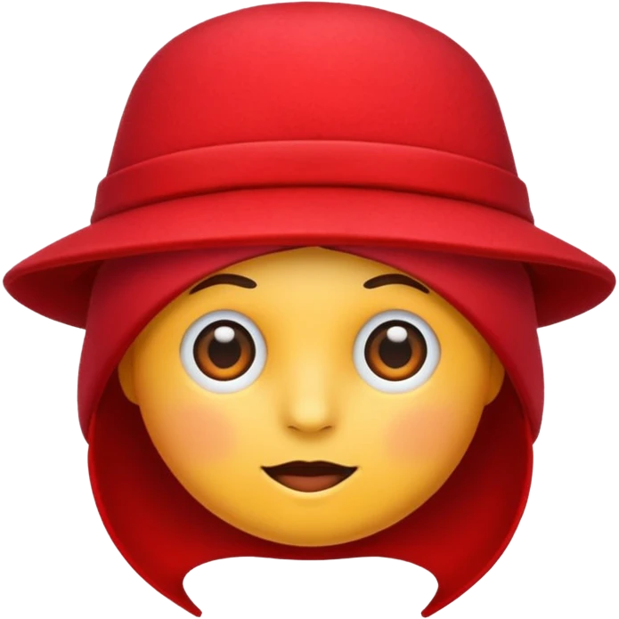  A only red hat emoji