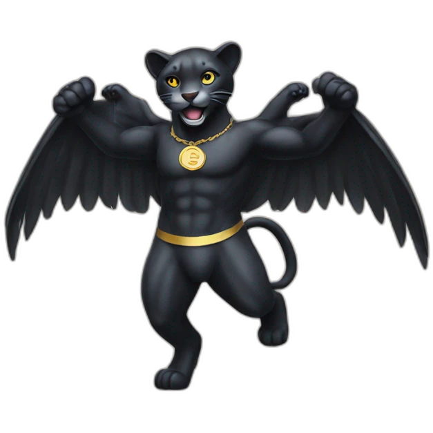 panther money wings emoji