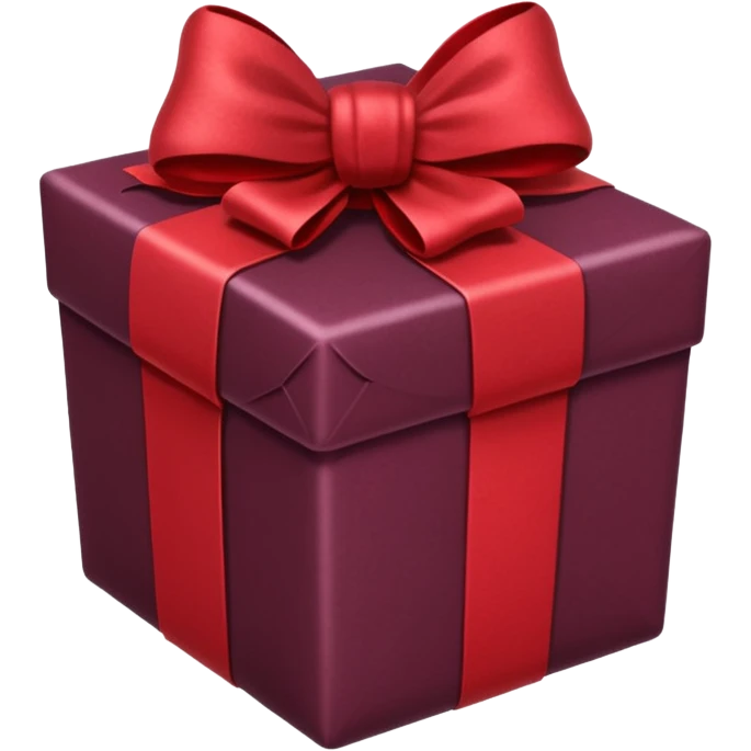 christmas gift with Mulled wine color emoji