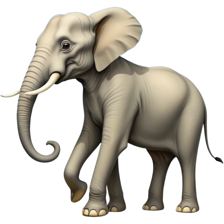 Salvador Dali's The Elephant long legs emoji