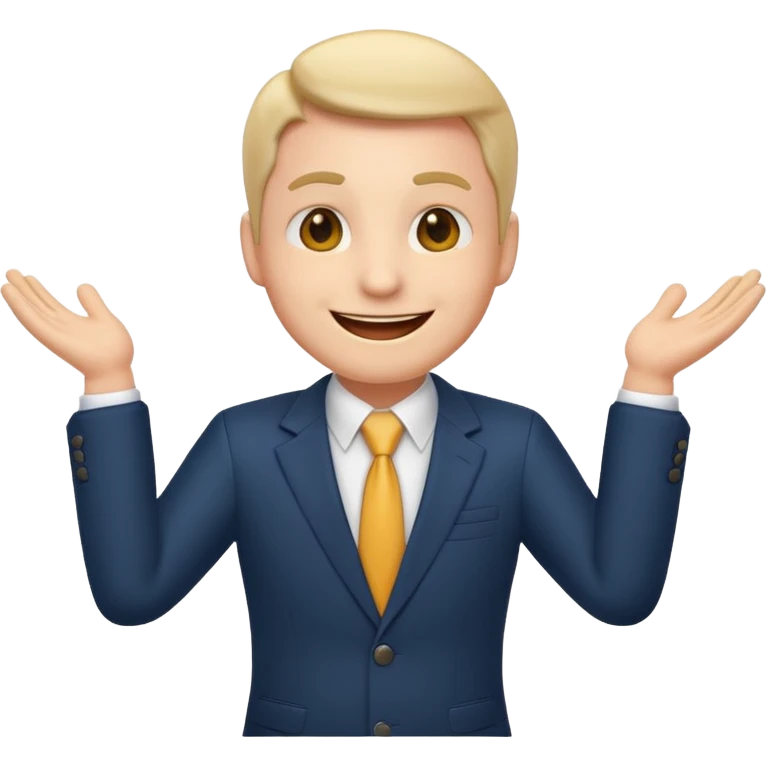 Toastmasters Salesman Emoji emoji