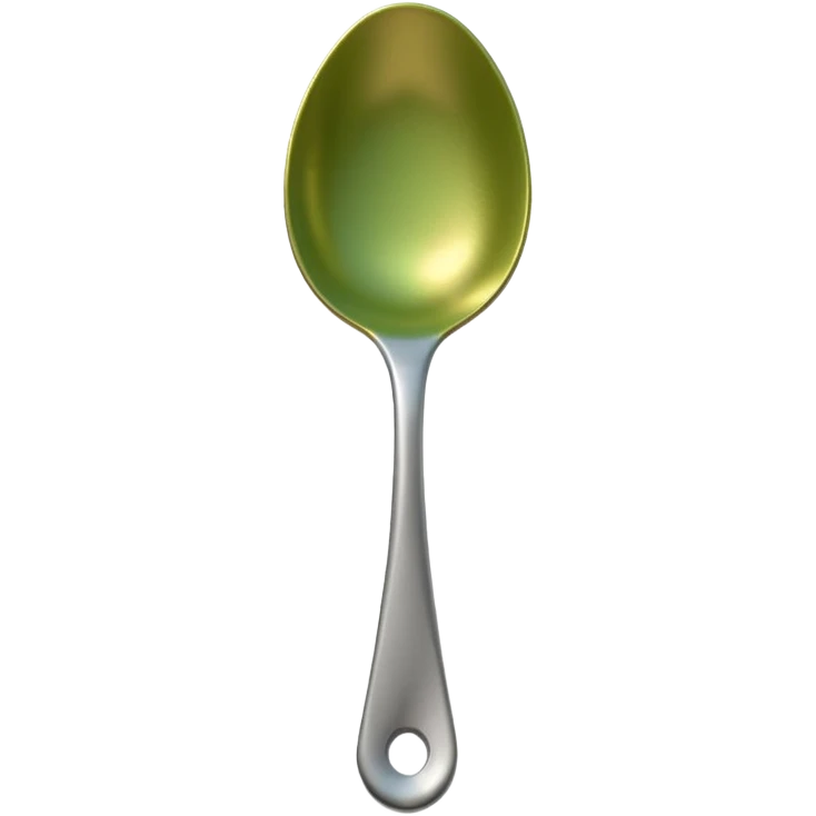 green spoon emoji