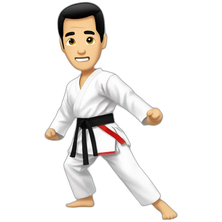Jokowi taekwondo emoji