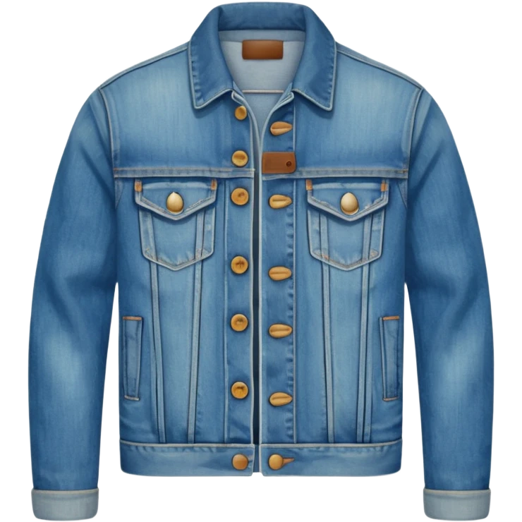 classic blue denim jacket emoji