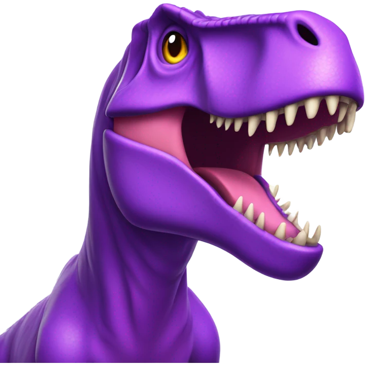Purple T. rex  emoji