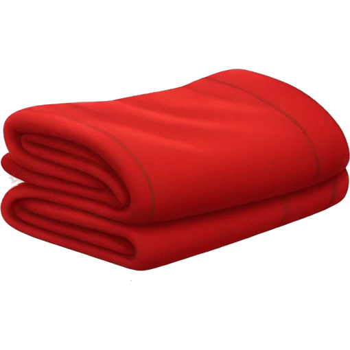 red blanket emoji