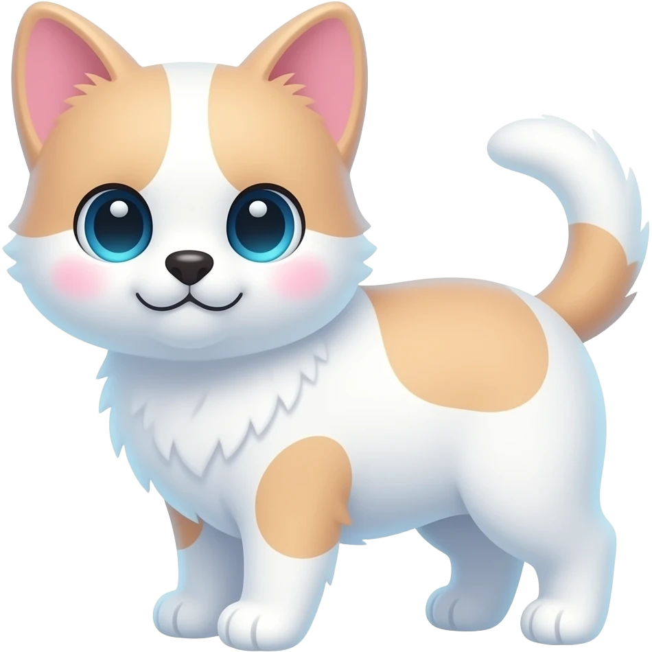 Cotton candy tune in my pet cute emoji