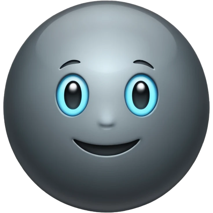 Ein grau leuchtendes A emoji