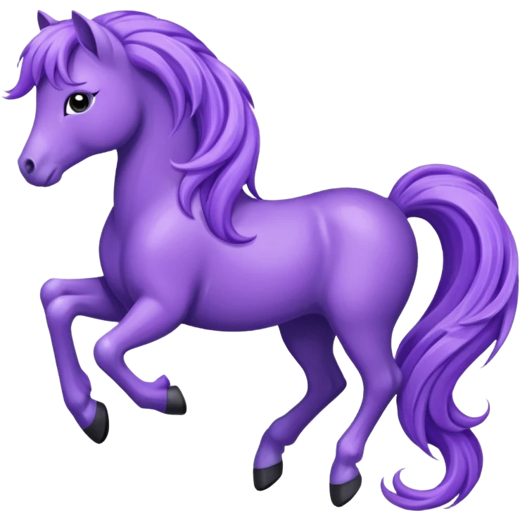 Purple pony emoji