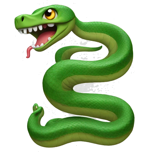 snake thumbs down emoji