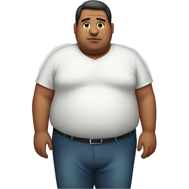 obese man  emoji