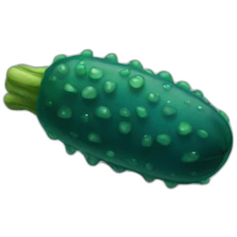 blue-pickle emoji