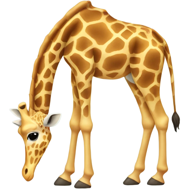 Headless giraffe emoji