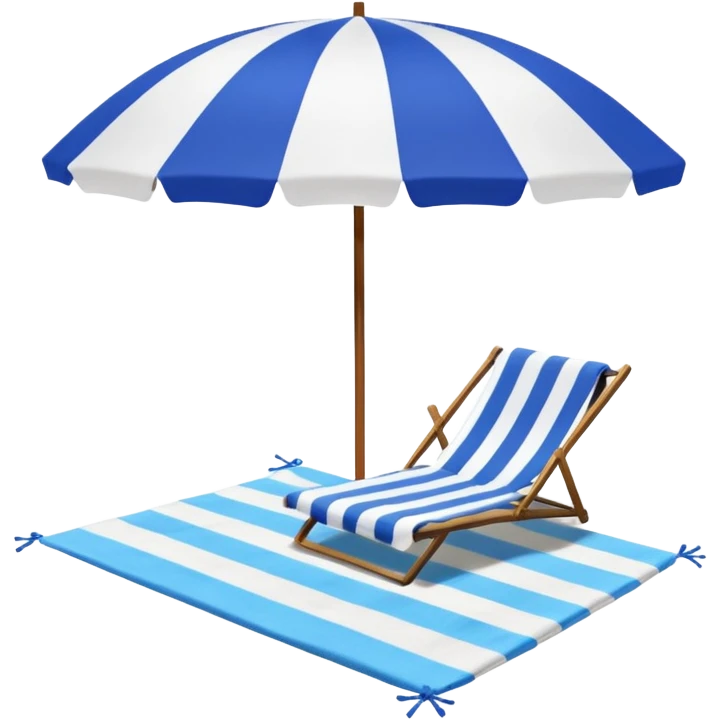 
beach vacation equipment emoji