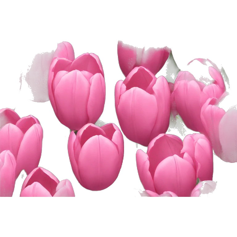 Pink tulips  emoji