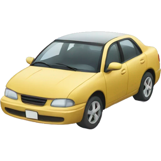 Sad car emoji