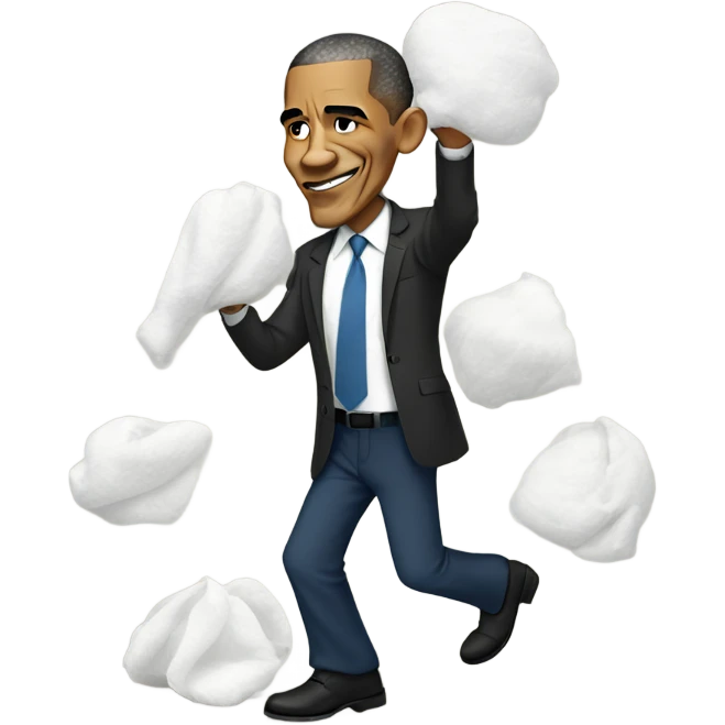 Obama picking Cotten  emoji
