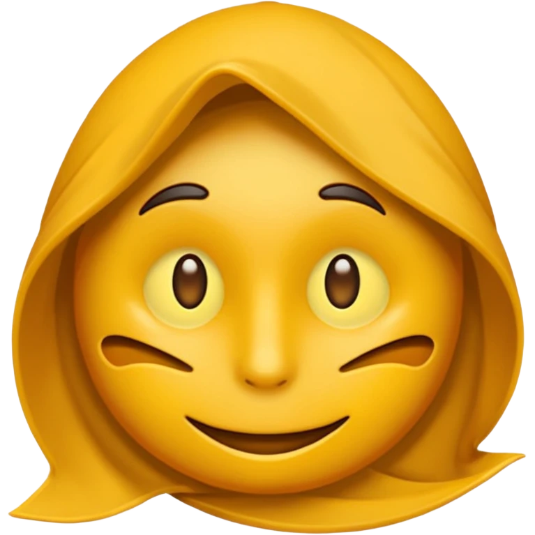 یک دختر مو مشکی در حال پلکسر کردن emoji