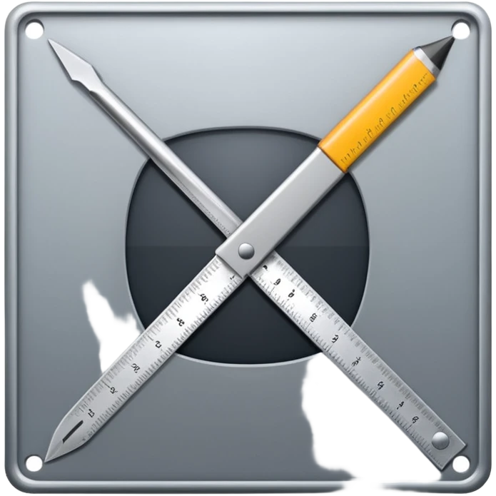 mac os icon square crop tool ruler emoji