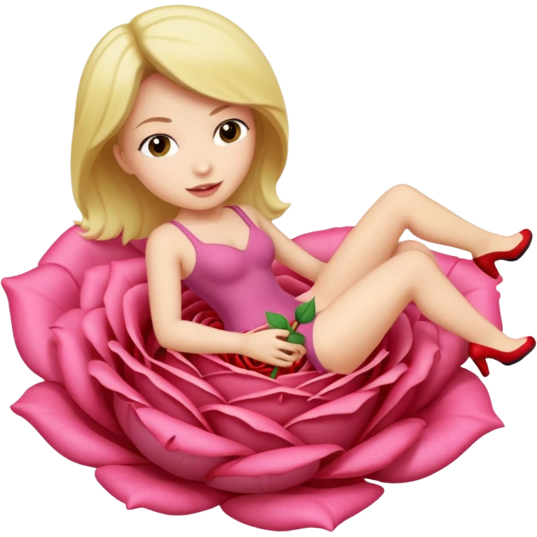 Realistic Nudes big titts woman riding a rose toy inside of the vagina hole emoji