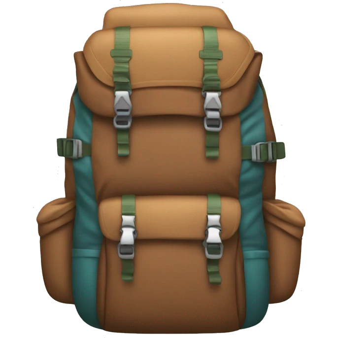 Hiking backpack emoji