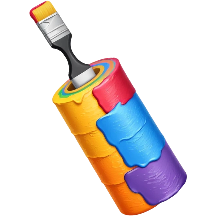 theme paint roll emoji