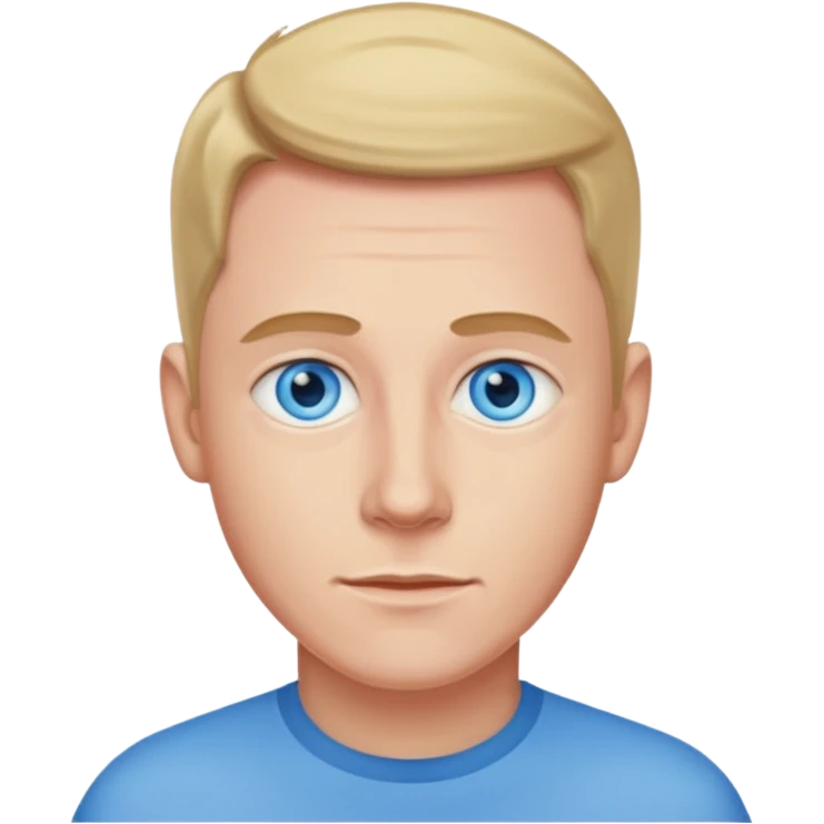 Dave Farrell with blue eyes emoji