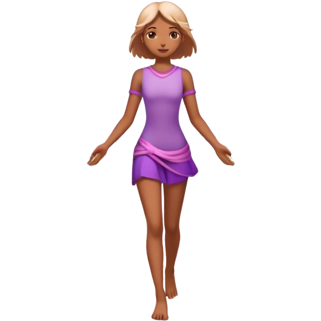 
A small figure walks across a glowing bridge, holding soft pink and purple orbs in each hand—symbolizing compassion and forgiveness. A gentle heart aura trails behind them, showing healing in motion. emoji