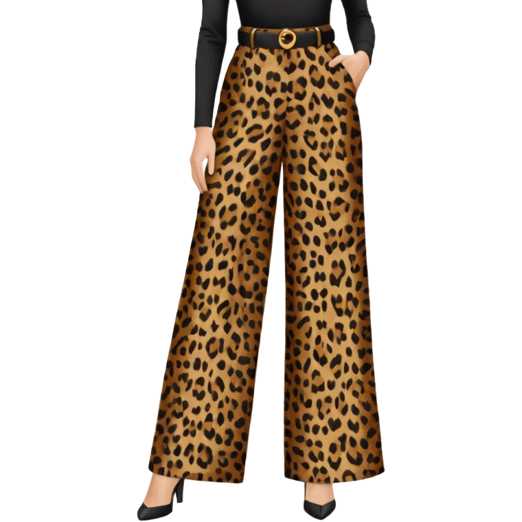 leopard print trouser emoji