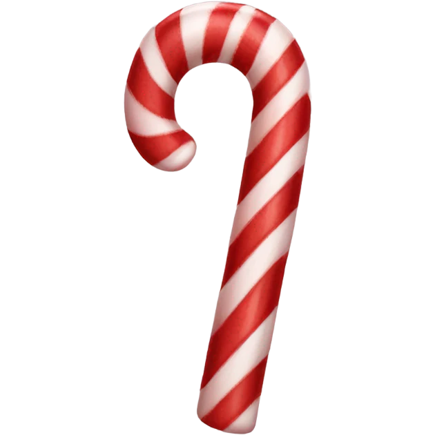 Super realistic candy cane  emoji