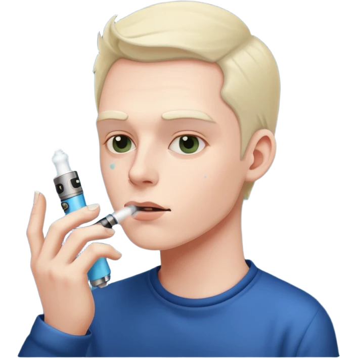 dull person vaping emoji