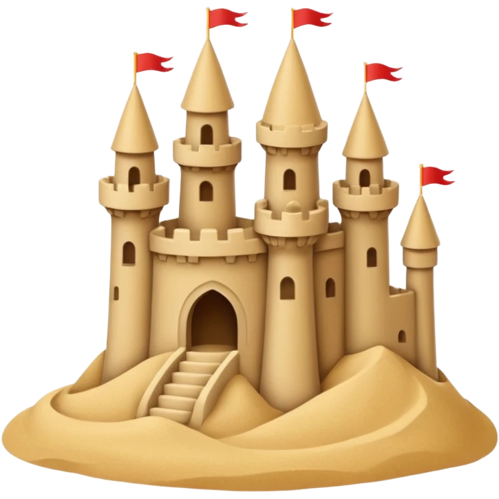 sand castle emoji