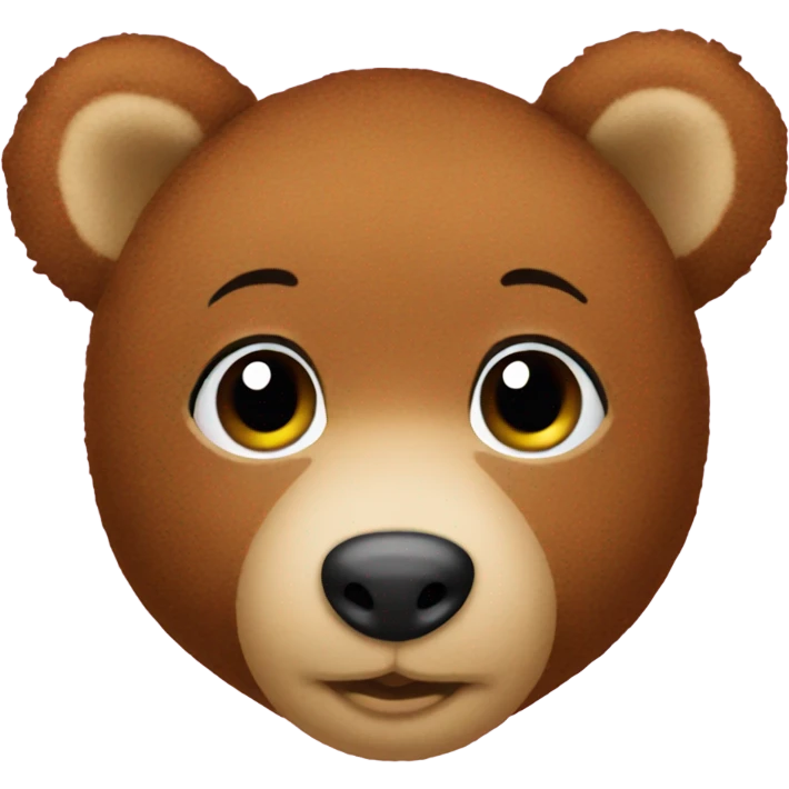 Baby bear beanie baby  emoji