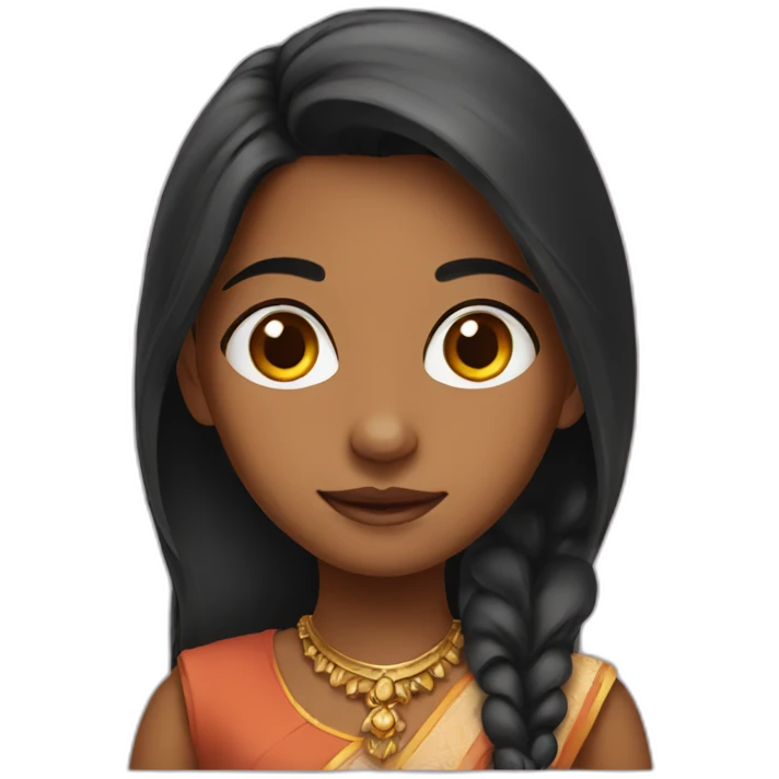 Indian girl emoji