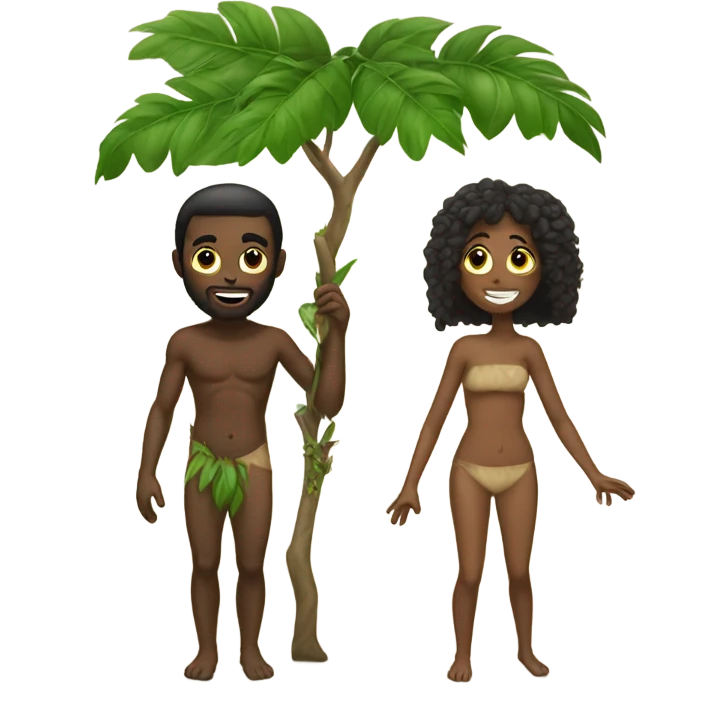 Adam and Eve emoji