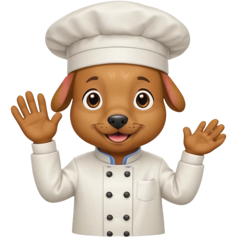 chef dog emoji