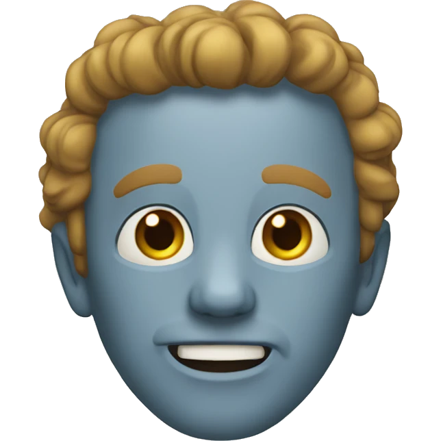 Mewing man emoji