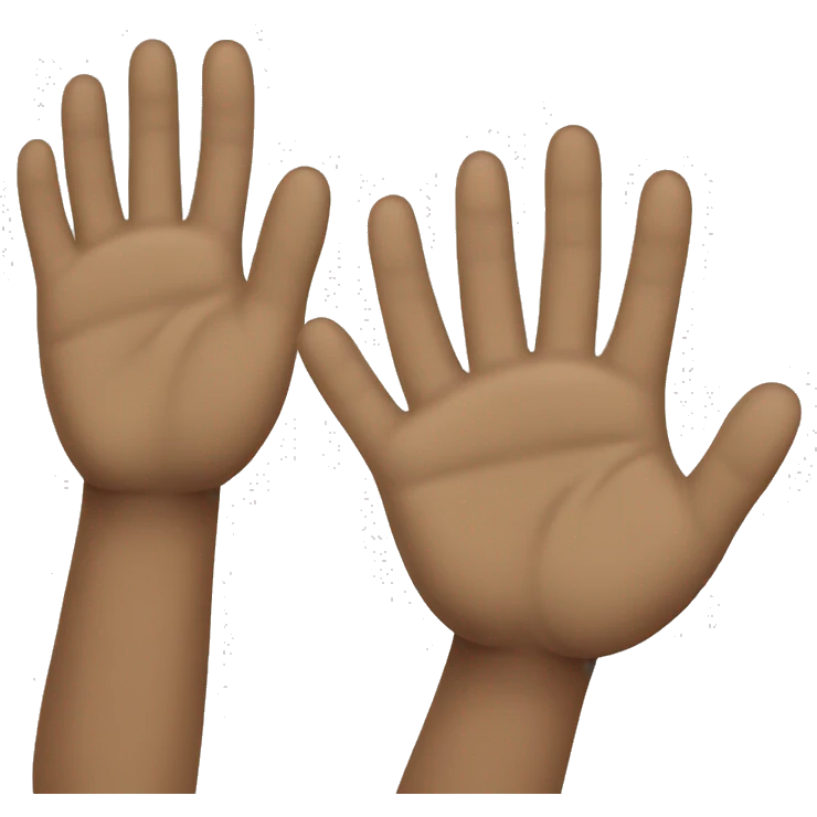 feet high five emoji
