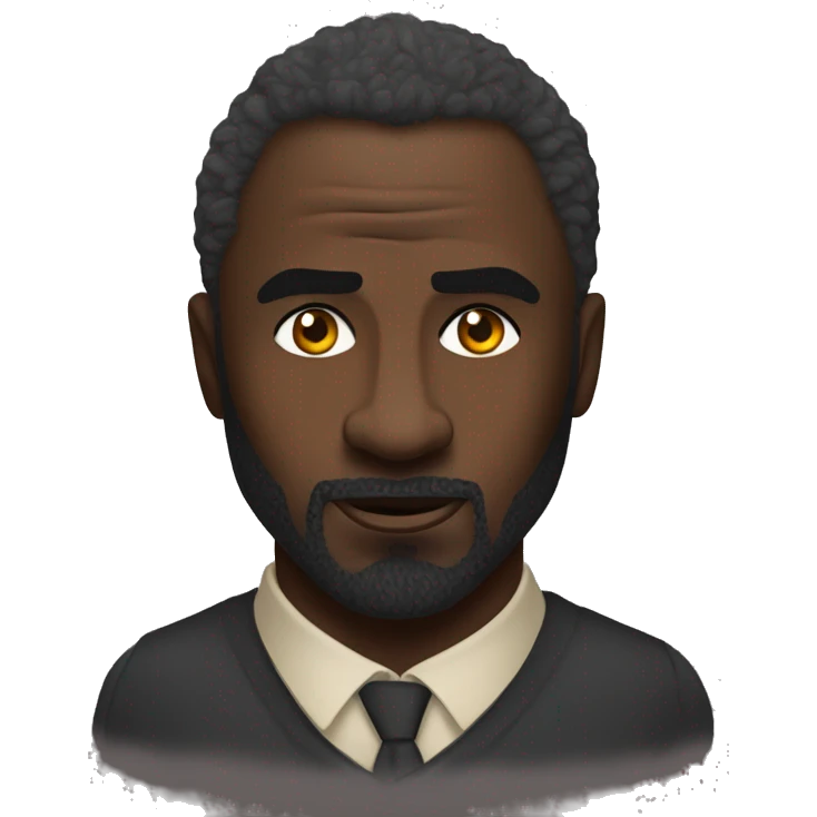 Idris Elba if he was a lion emoji