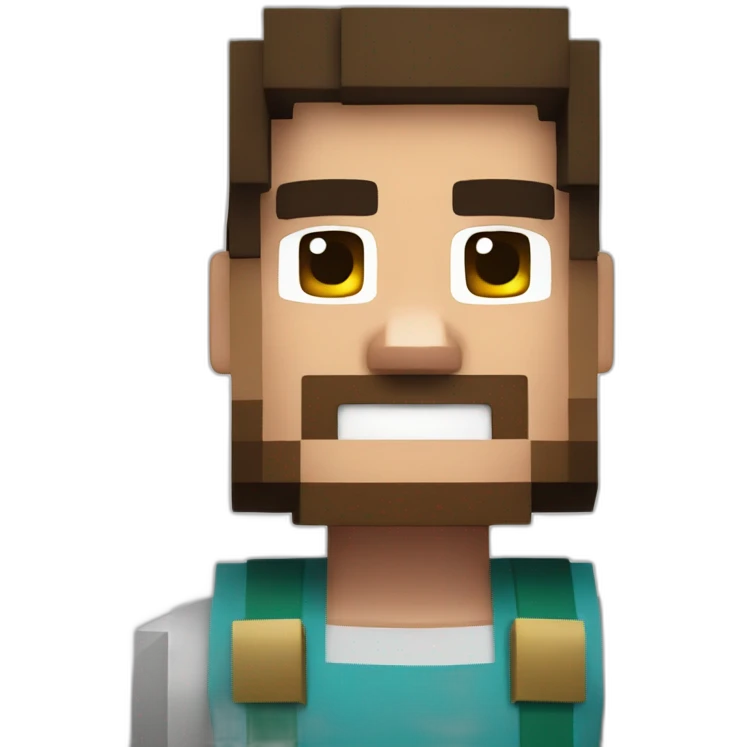 Minecraft steve emoji