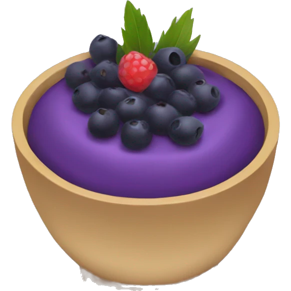 Acai bowl emoji