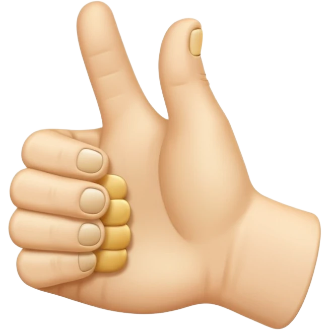 thumbs up emoij extra long thumb emoji