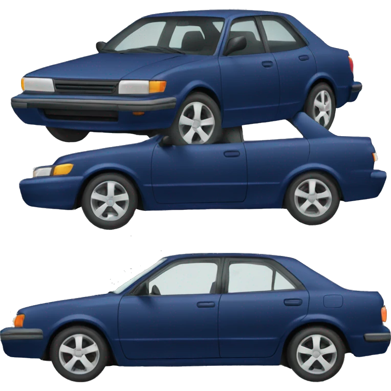 navy blue toyota corolla emoji