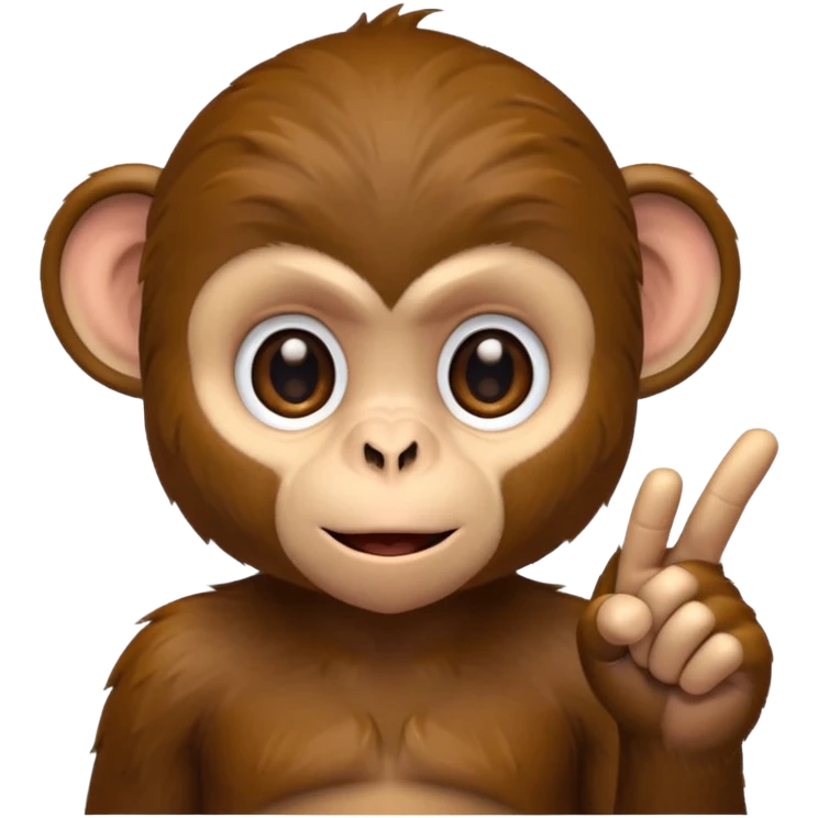 monkey pointing at me emoji
