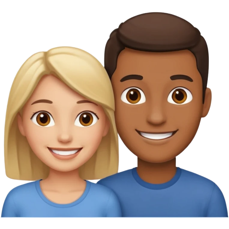 Un couple emoji