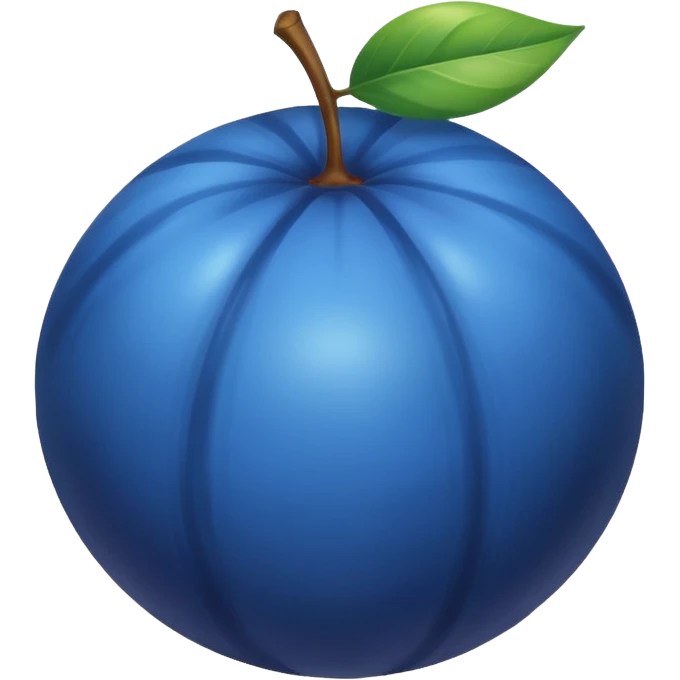 blue fruit emoji