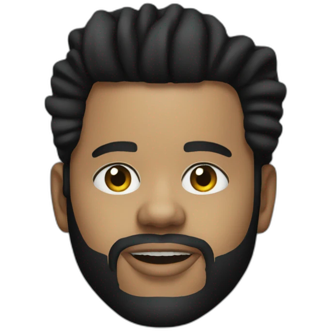 The weeknd chanteur emoji