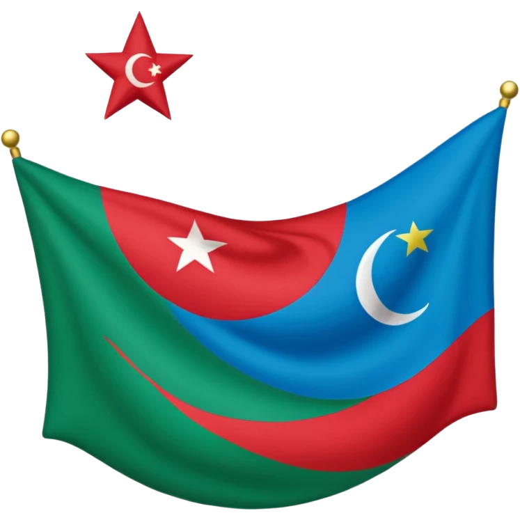 azerbaycan  bayraqi emoji